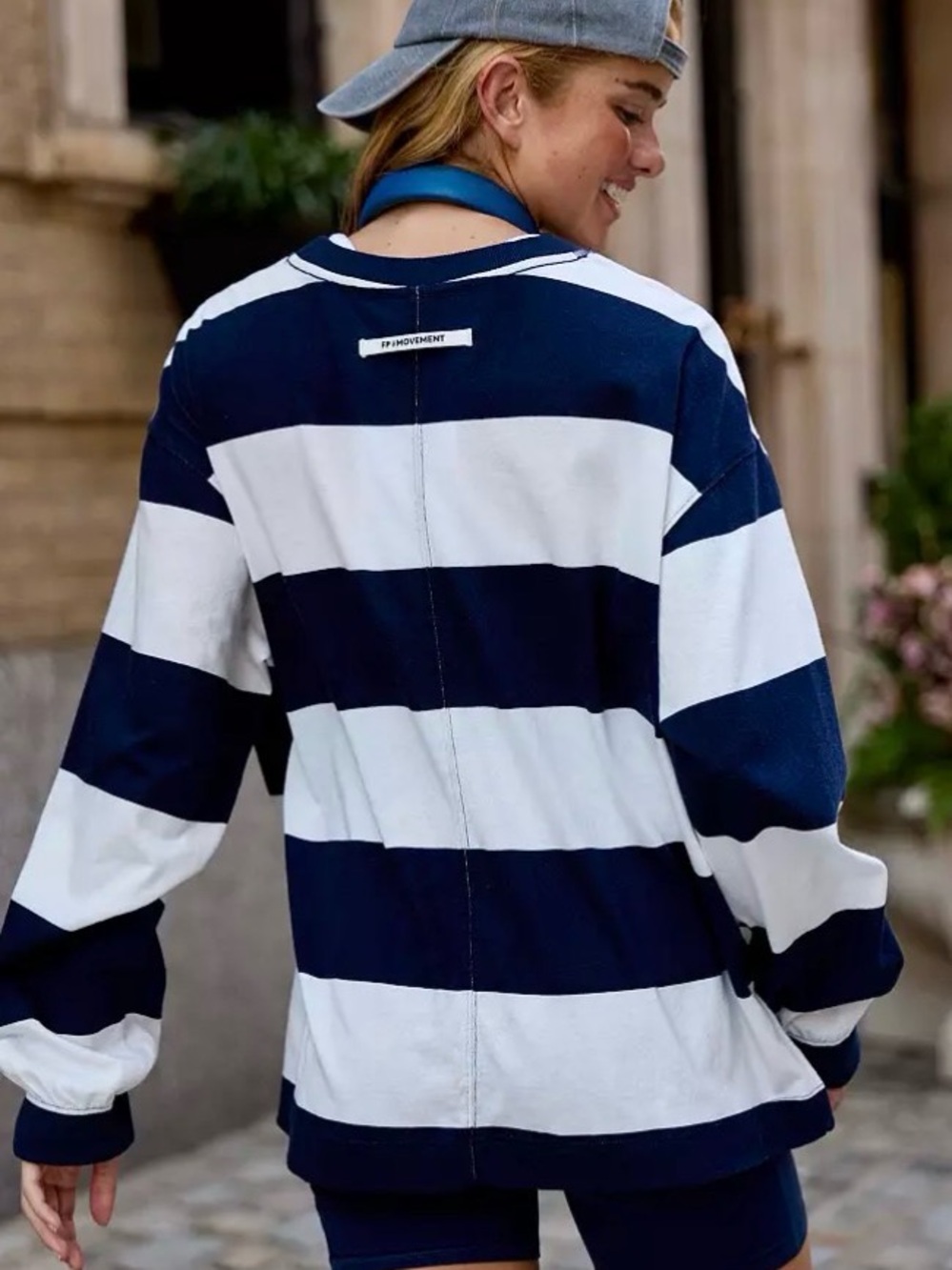 NWT! FP Movement Women's Striped Hustle Layer - Picture 4 of 9